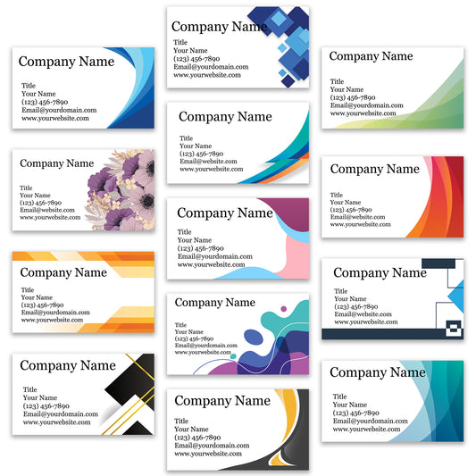 Premium Customizable Business Card 3.5" x 2" Cards